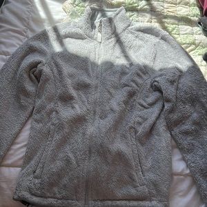 TheNorthFace Small Grey Zip Up Fleece